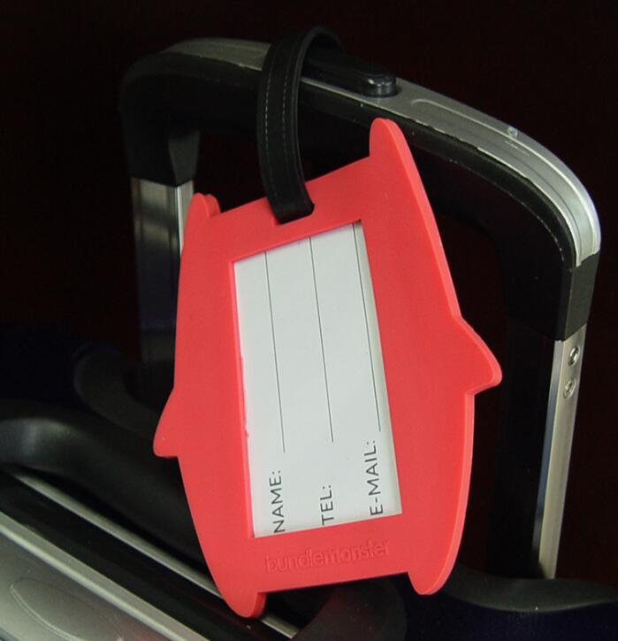 Silicone Travel Luggage Tag Name Tag Boarding Cards For Bag