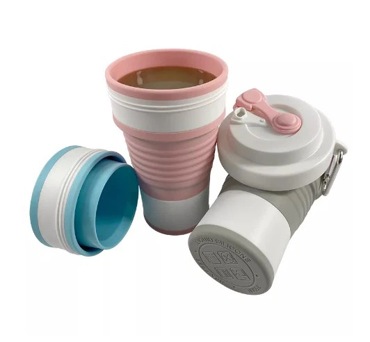 SiliconeTravelDrinkingFoldingWaterCup