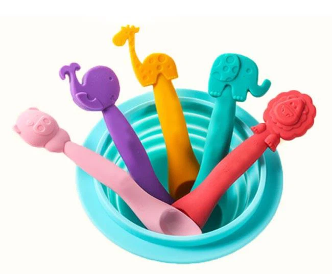 Llwy Babi Silicôn Gorau Ar Gyfer Bwydo