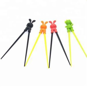 Plant yn Dysgu Chopsticks Silicôn Gyda Heliwr Silicôn