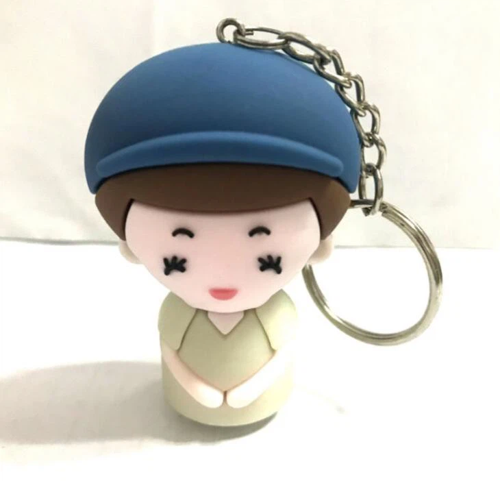 Cartoon 3D Silicone Cute Keyring Keychians