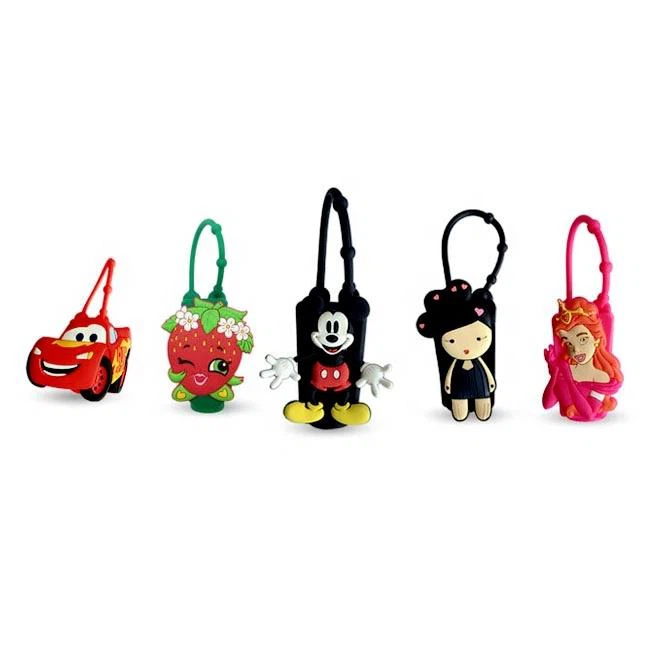 Cute Animal Silicone Hand Sanitizer Holder Silicone Sleeves