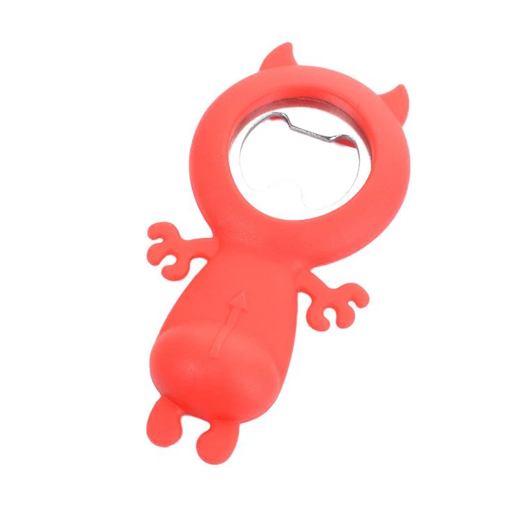 Cute Souvenir Silicone Devil Beer Bottle Opener