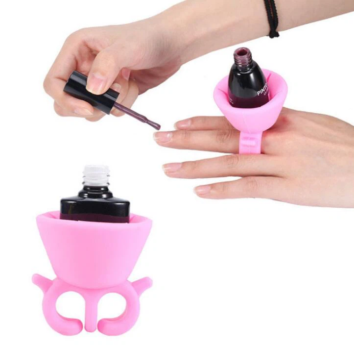 Nail Polish Bottle Holder Silicone Bottle Sleeve