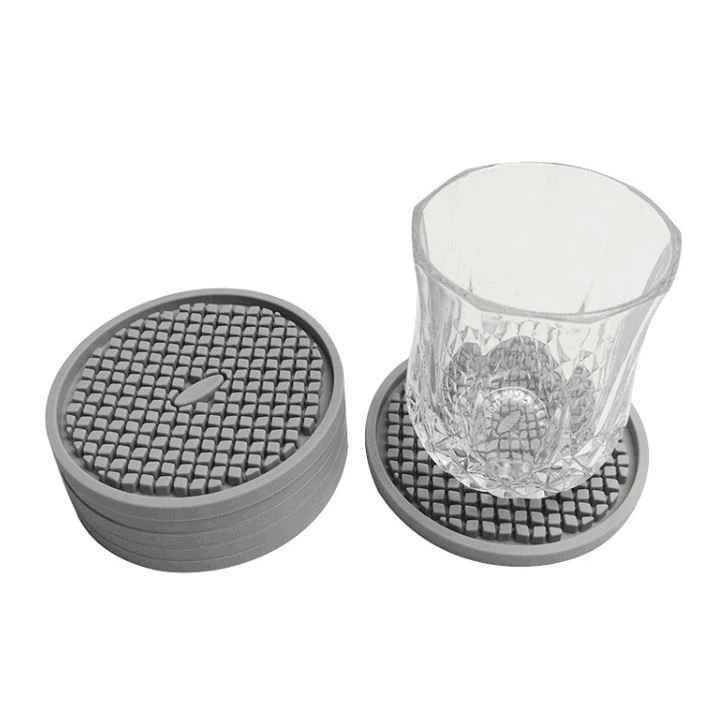 Non Slip Silicone Drink Cup Coaster Coffee Cup Mat