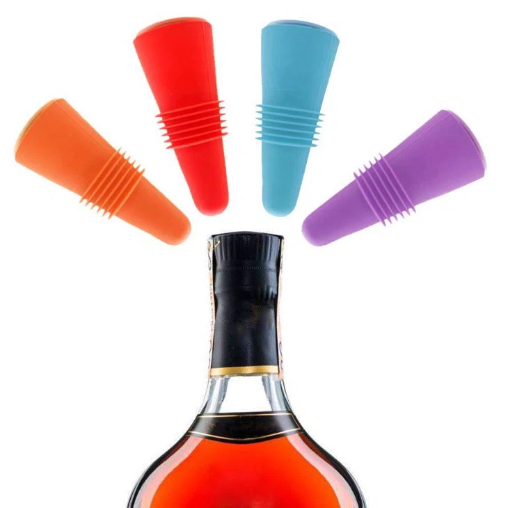 Reusable Silicone Rubber Wine Bottle Stopper