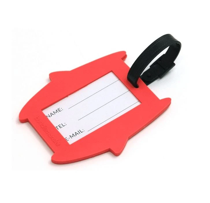 Silicone Travel Luggage Tag Name Tag Boarding Cards For Bag