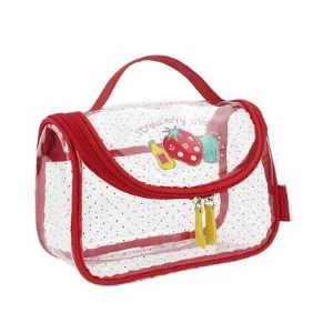 Mefus Argraffwyd Plastig Clir Bag Teithio PVC