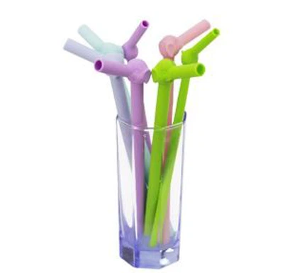 Gwellt Silicôn Rholio Yfed Eliffant Ciwt