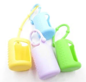 Hawdd i Gludo Deiliad Achos Botel Persawr Silicôn Car Syml