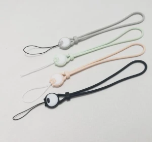 Moch Ffasiwn Siliôn Gwddf Lanyard yn hongian Lanyard