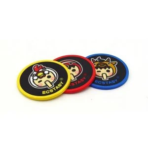 Coaster PVC Hyrwyddo Gyda Logo Embossed