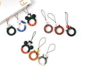 Silicôn Rhaff Ffôn Custom Lanyard Ffoniwch Deiliad Strap