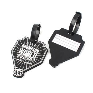 Labeli Teithio Silicone Gwrth-ddŵr Gyda Logo