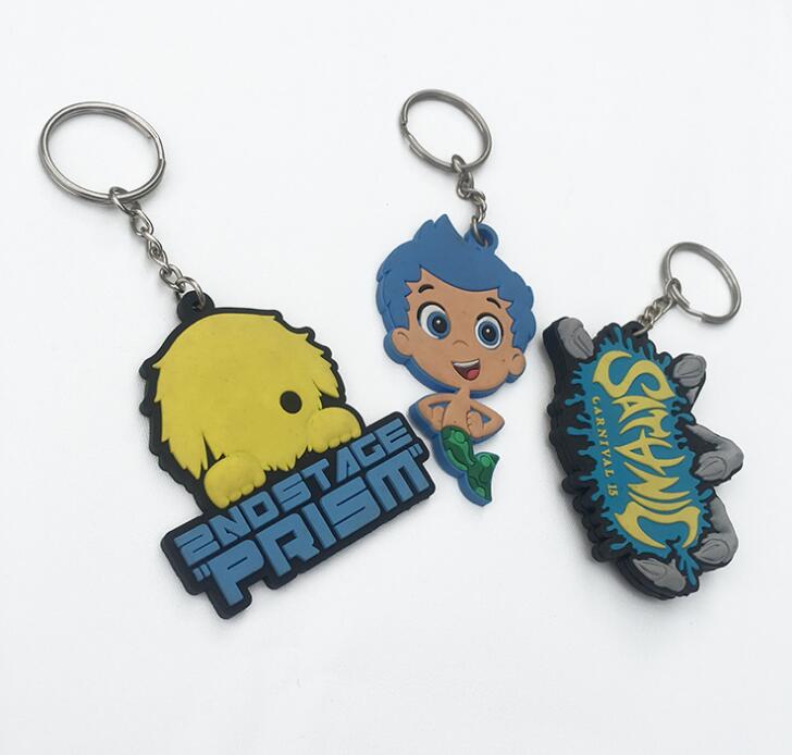 Trademark Silicone Pvc Rubber Keychain