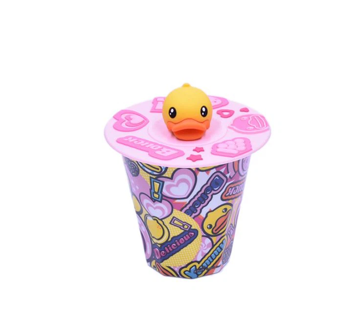 Cute Silicone Cup Cover For Promotional Gifts With Logo