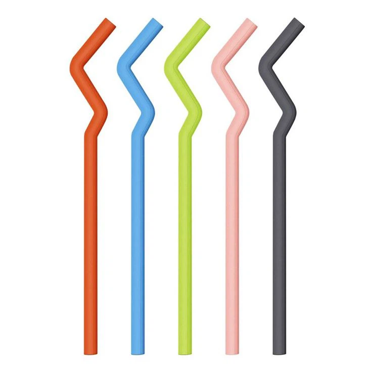 Detachable Recyclable Folding Drinking Silicone Straw