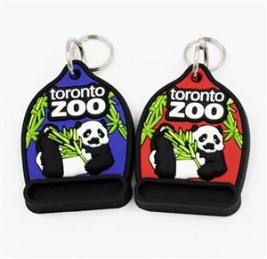 Deiliaid Allwedd Rwber Rhodd Hyrwyddol Cartwn 3D Meddal Pvc Keychain