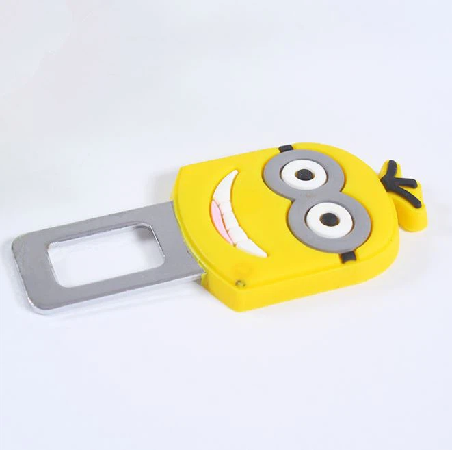 Agoriad Potel Gwrw PVC Meddal Cartŵn 3D Keychain