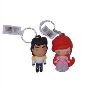 Cymeriad 3D PVC Keychain Ffasiwn Rwber Allwedd Pendant Allwedd