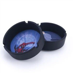 Gwrthiant Gwres Cludadwy Argraffedig Newydd Silicôn Cigar Ashtray