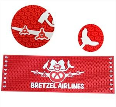 Matiau Bar Rwber Meddal Gwrth-ollwng Rhedwr Bar PVC