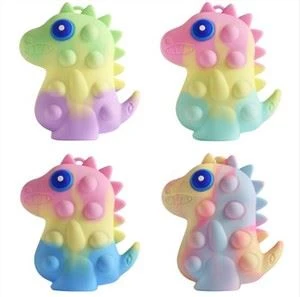 Peli Fidget Silicôn Datgywasgu Teganau Pop Fflachio Gwasgu Ball